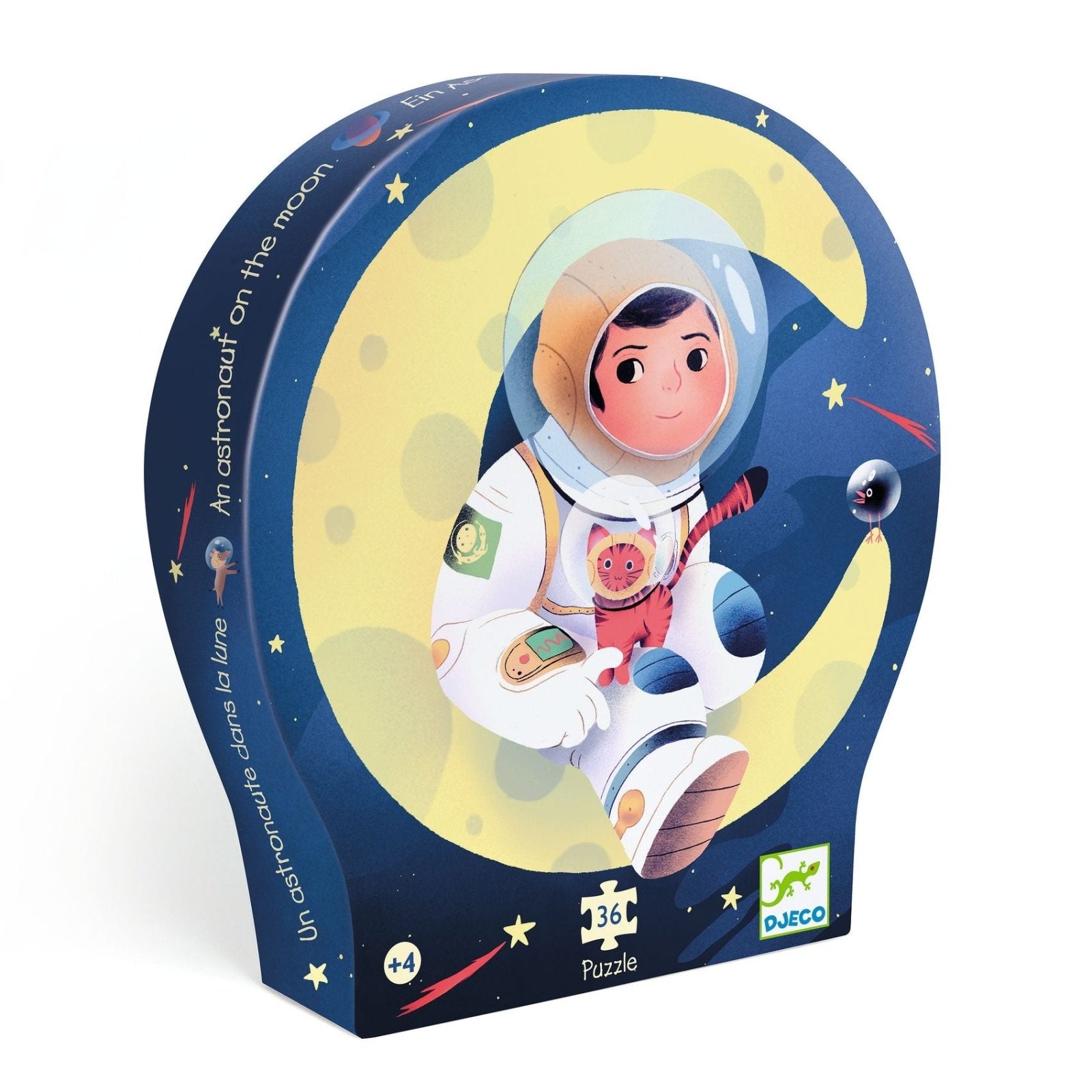 Puzzle Un astronaute dans la lune - 36 pièces - Mousse Café coop de solidarité