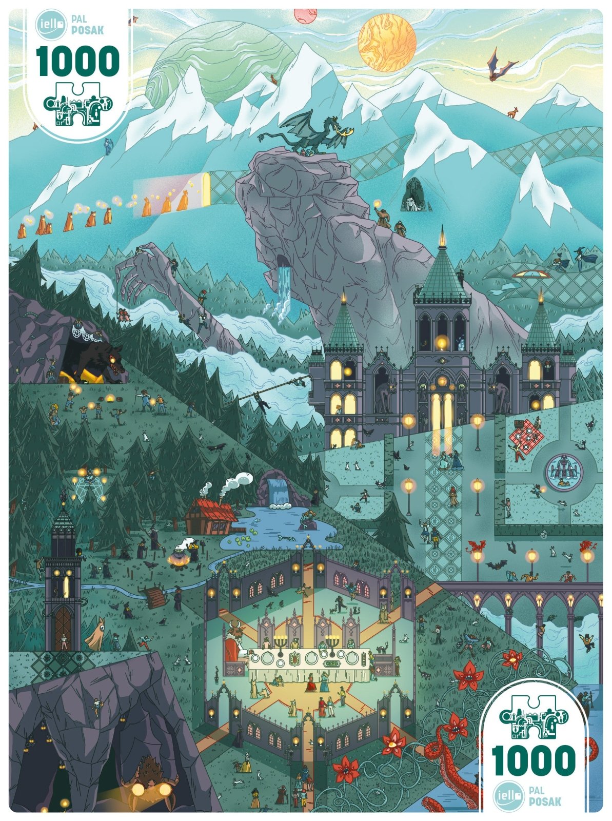 Puzzle Universe - Chemins Obscurs - 1000p (Copie) - Mousse Café coop de solidarité