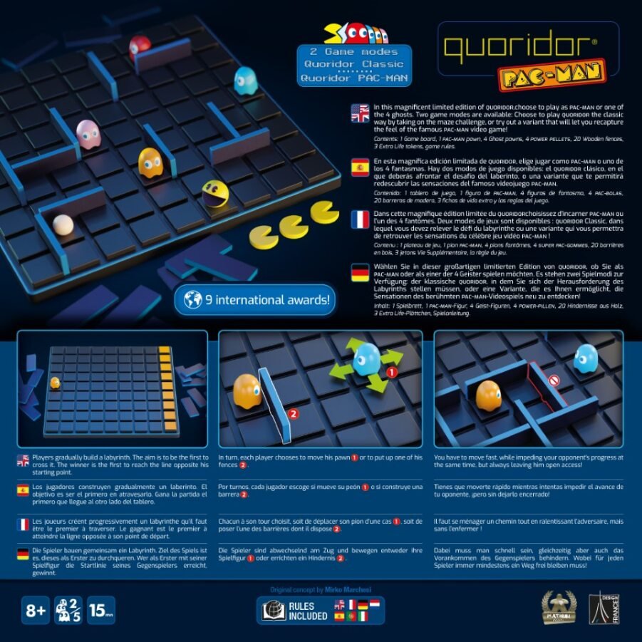 Quoridor Pac - Man (ML) - Mousse Café coop de solidarité