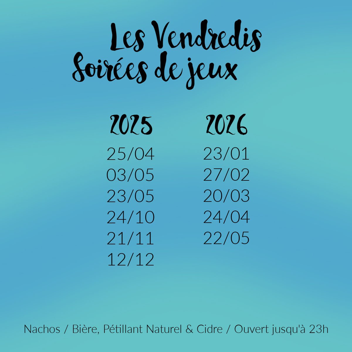 Soirée de jeux de société - Mousse Café coop de solidarité