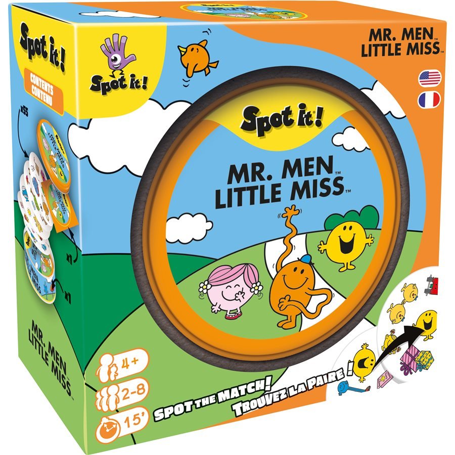 Spot it / Dobble - Mr. Men and Little Miss (multilingue) - Mousse Café coop de solidarité