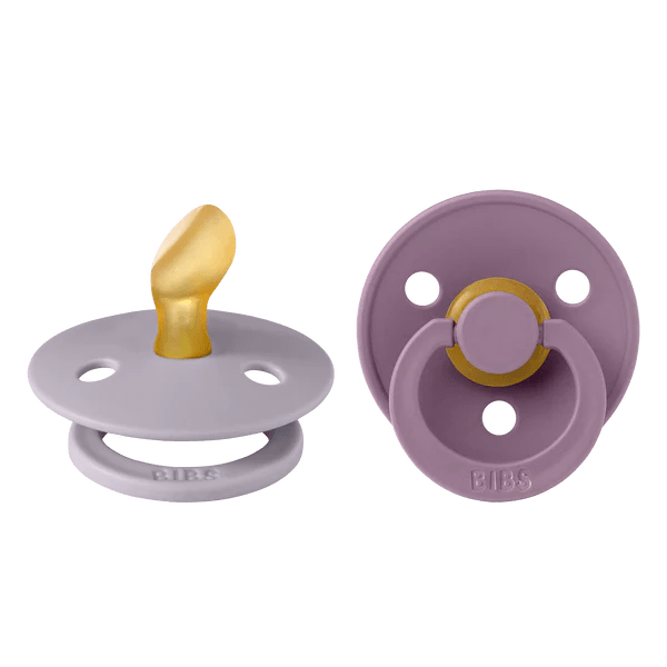 Suces Bibs - Gris fossile & Mauve - Mousse Café coop de solidarité