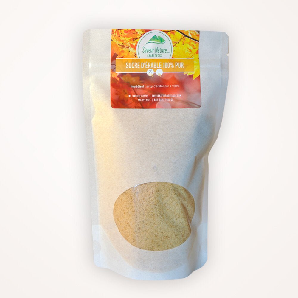 Sucre d'érable 100 % pur - Mousse Café coop de solidarité