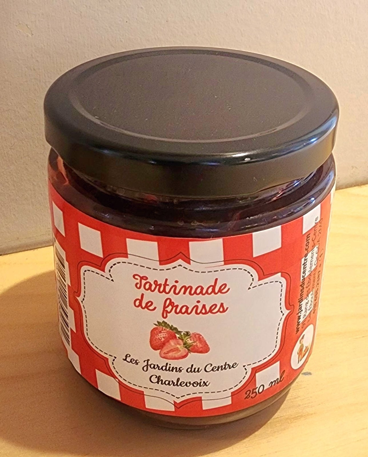 Tartinade de fraises - Mousse Café coop de solidarité