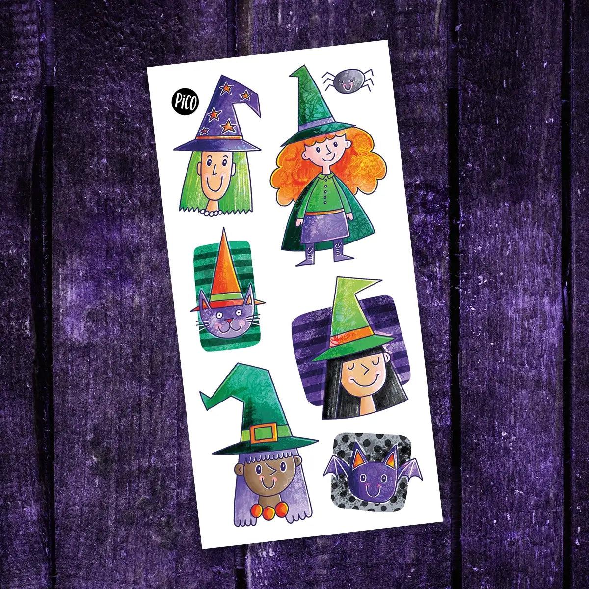 Tatouages les gentilles sorcières - Mousse Café coop de solidarité