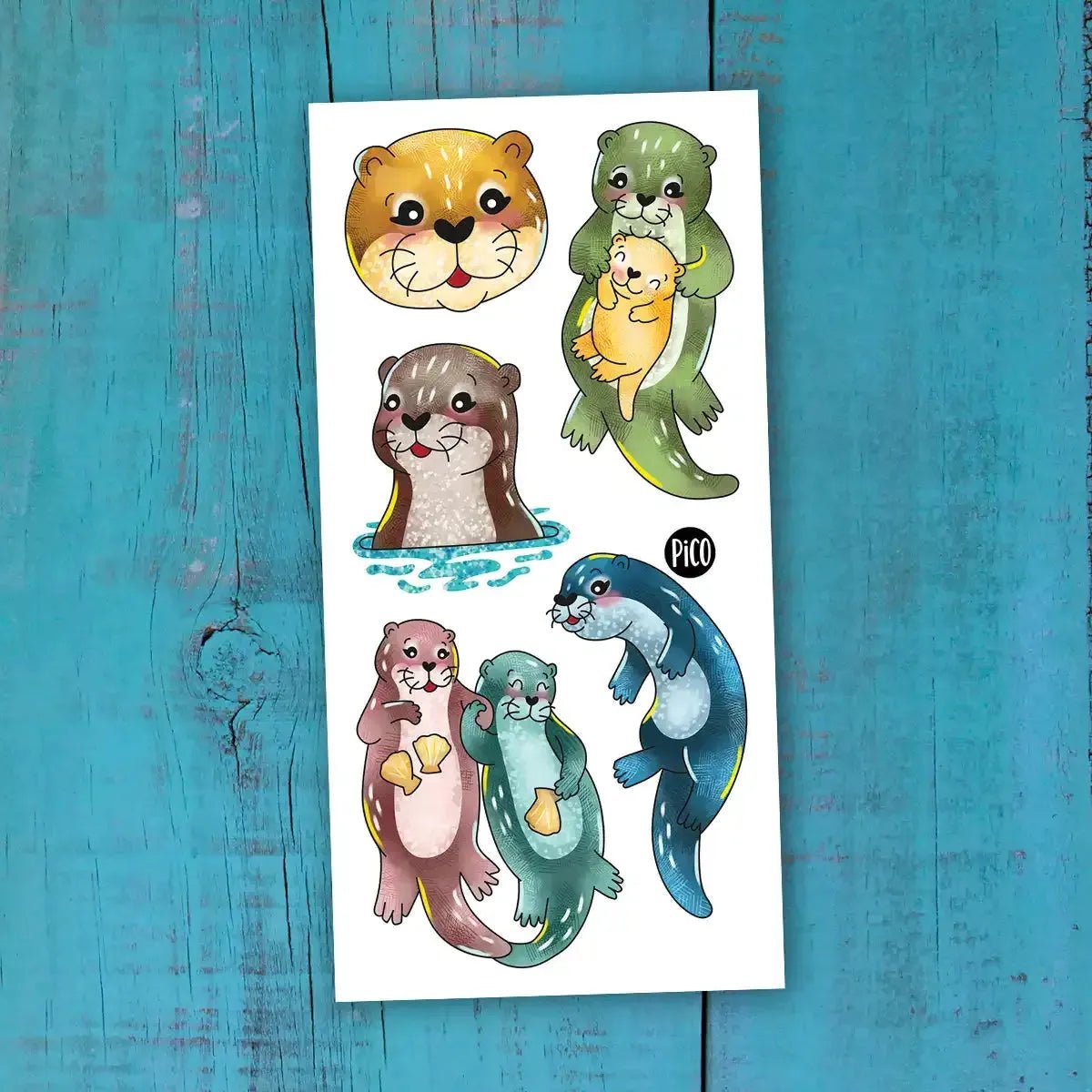 Tatouages Les loutres enjouées - Mousse Café coop de solidarité