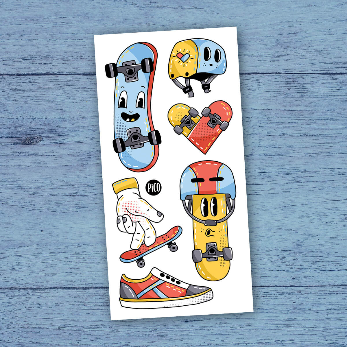 Tatouages Les planches en folie - Mousse Café coop de solidarité