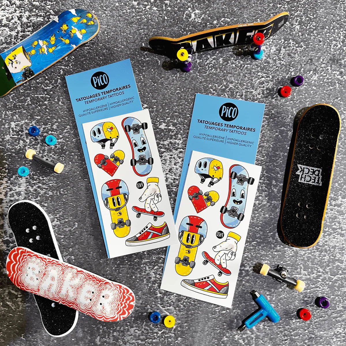 Tatouages Les planches en folie - Mousse Café coop de solidarité