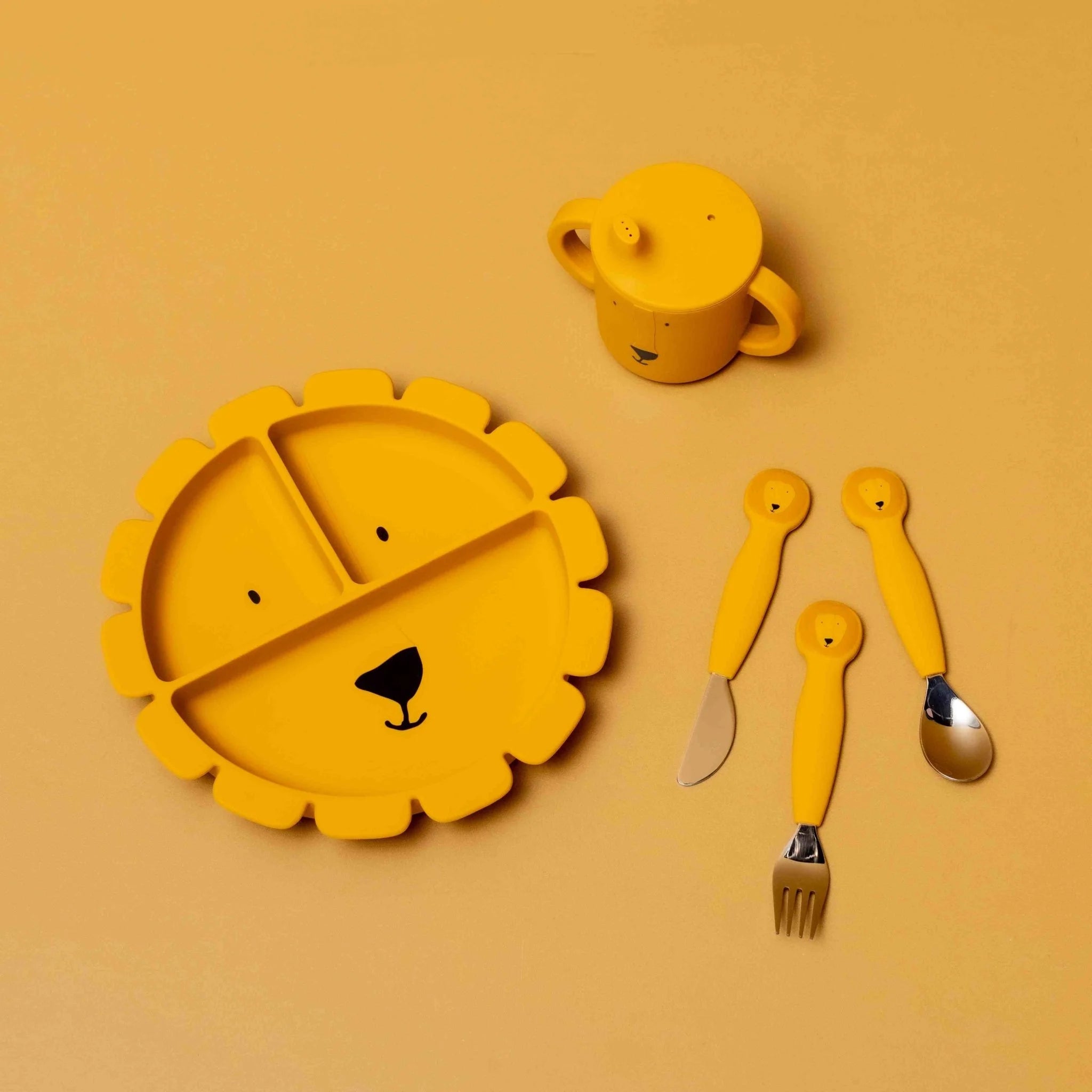 Ensemble de 3 couverts en silicone Trixie
