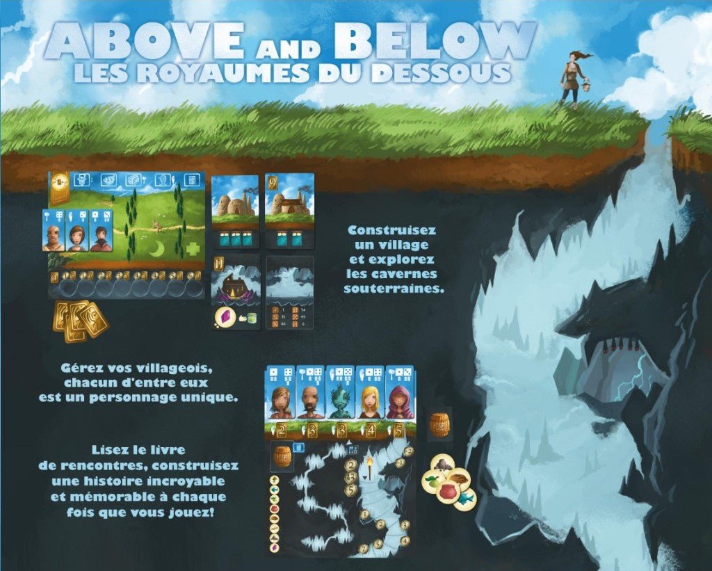 Above and Below: Les Royaumes du Dessous (français) - Mousse Café coop de solidarité