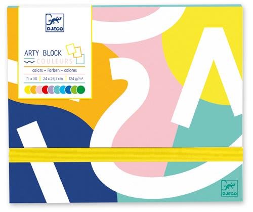 Arty Block - Papier coloré - Mousse Café, coopérative de solidarité
