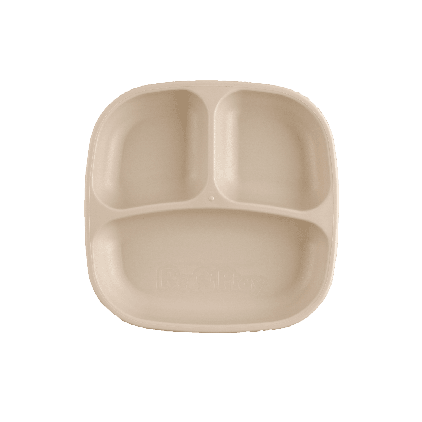 Assiette divisée en plastique recyclé Re-Play - Mousse Café coop de solidarité