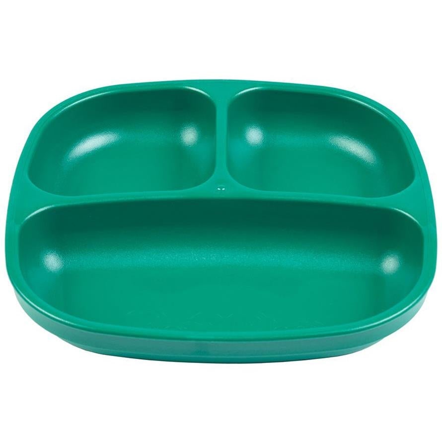 Assiette divisée en plastique recyclé Re-Play - Mousse Café coop de solidarité