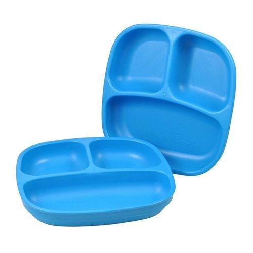 Assiette divisée en plastique recyclé Re-Play - Mousse Café, coopérative de solidarité