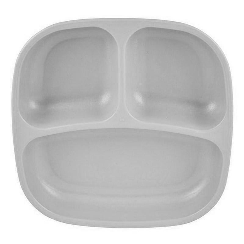 Assiette divisée en plastique recyclé Re-Play - Mousse Café coop de solidarité