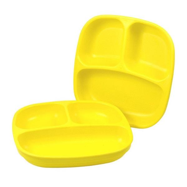 Assiette divisée en plastique recyclé Re-Play - Mousse Café, coopérative de solidarité