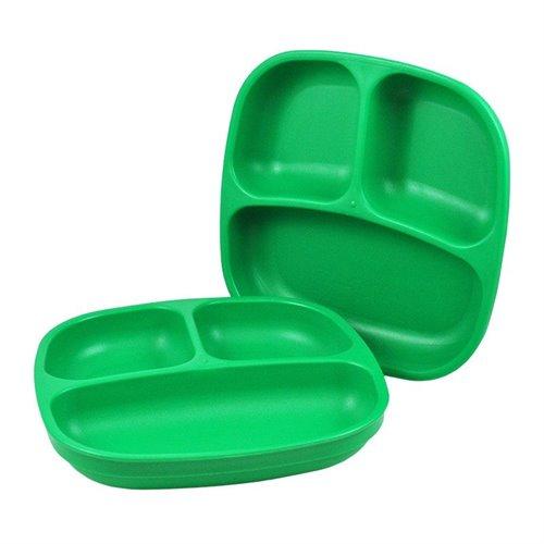 Assiette divisée en plastique recyclé Re-Play - Mousse Café, coopérative de solidarité