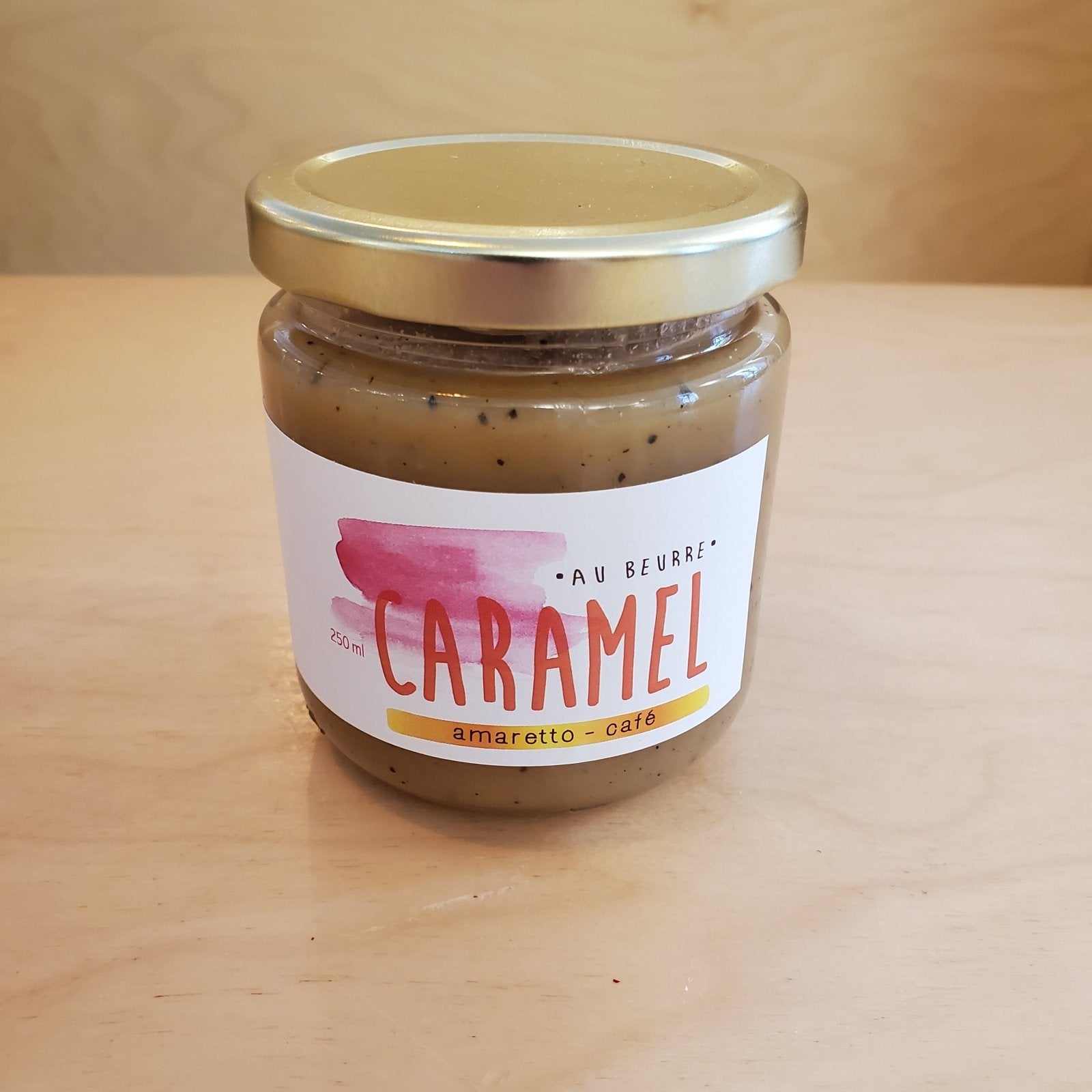 Caramel amaretto et café - Mousse Café, coopérative de solidarité