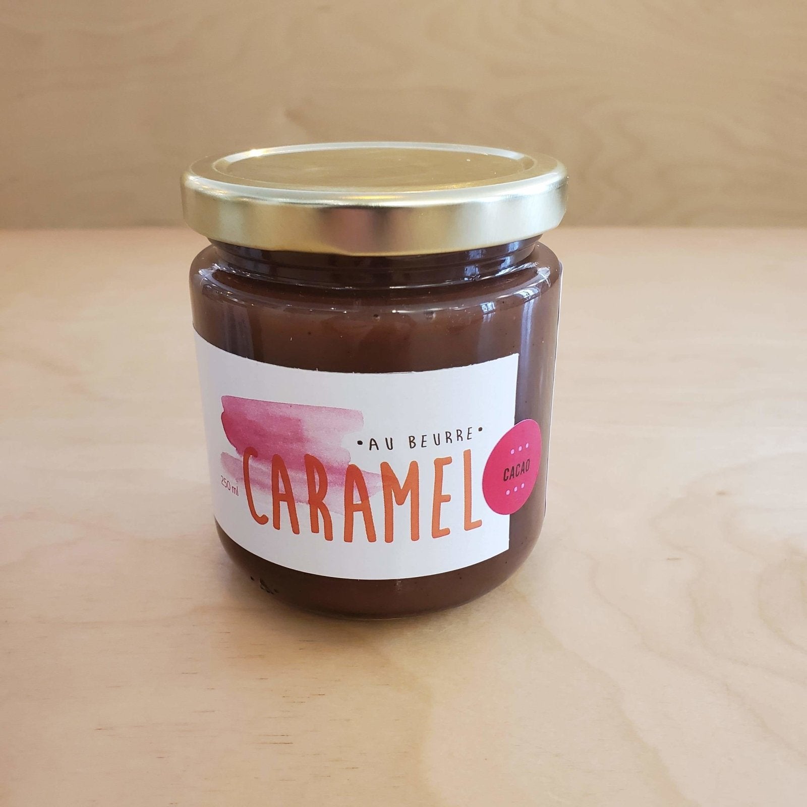 Caramel au beurre et cacao - Mousse Café, coopérative de solidarité