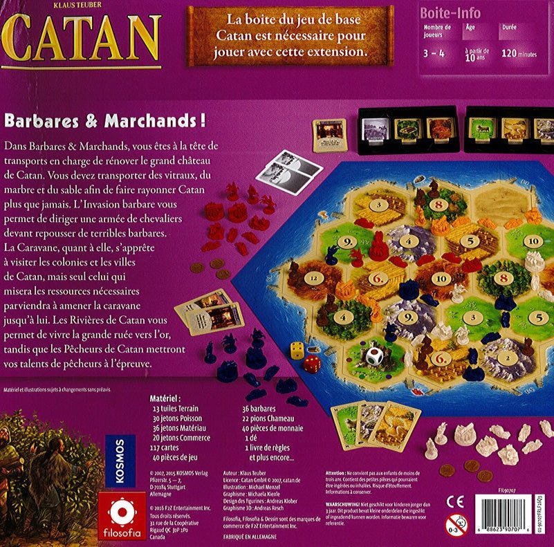 Catan Barbares & Marchands (extension) - Mousse Café coop de solidarité