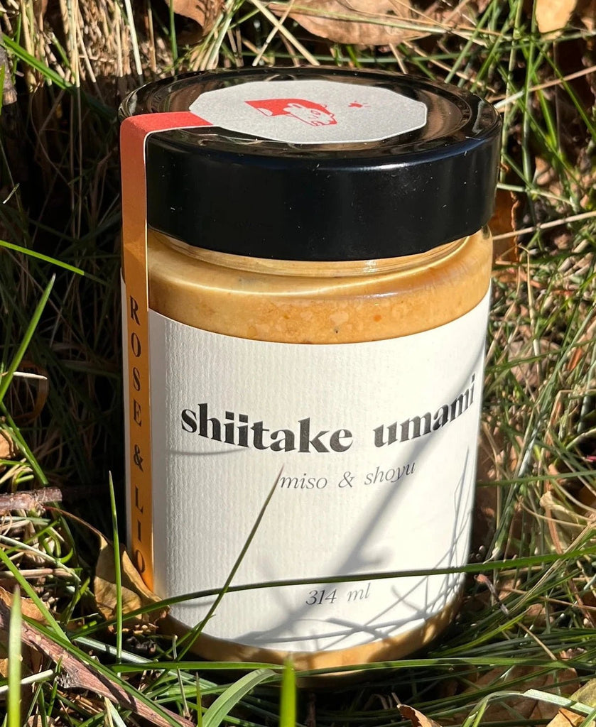 Champignons marinées : Shiitake umami - Mousse Café coop de solidarité