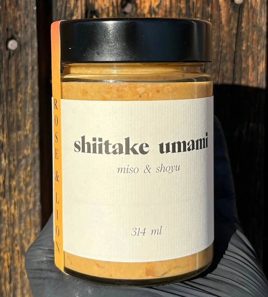 Champignons marinées : Shiitake umami - Mousse Café coop de solidarité