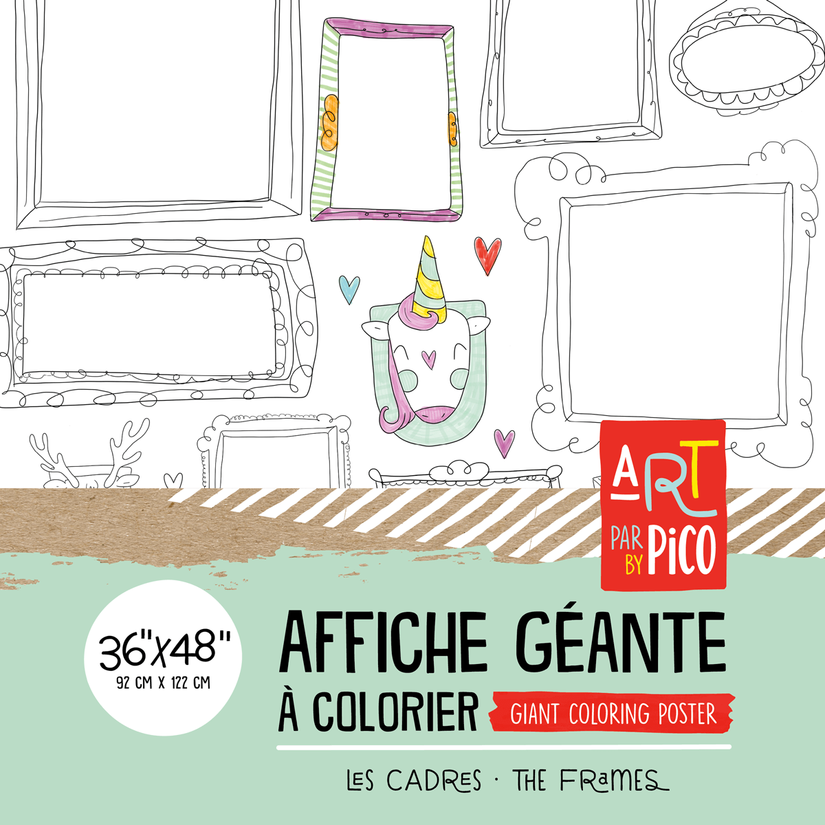 Coloriage - Posters / Affiches Géantes à Colorier – PiCO Tatoo