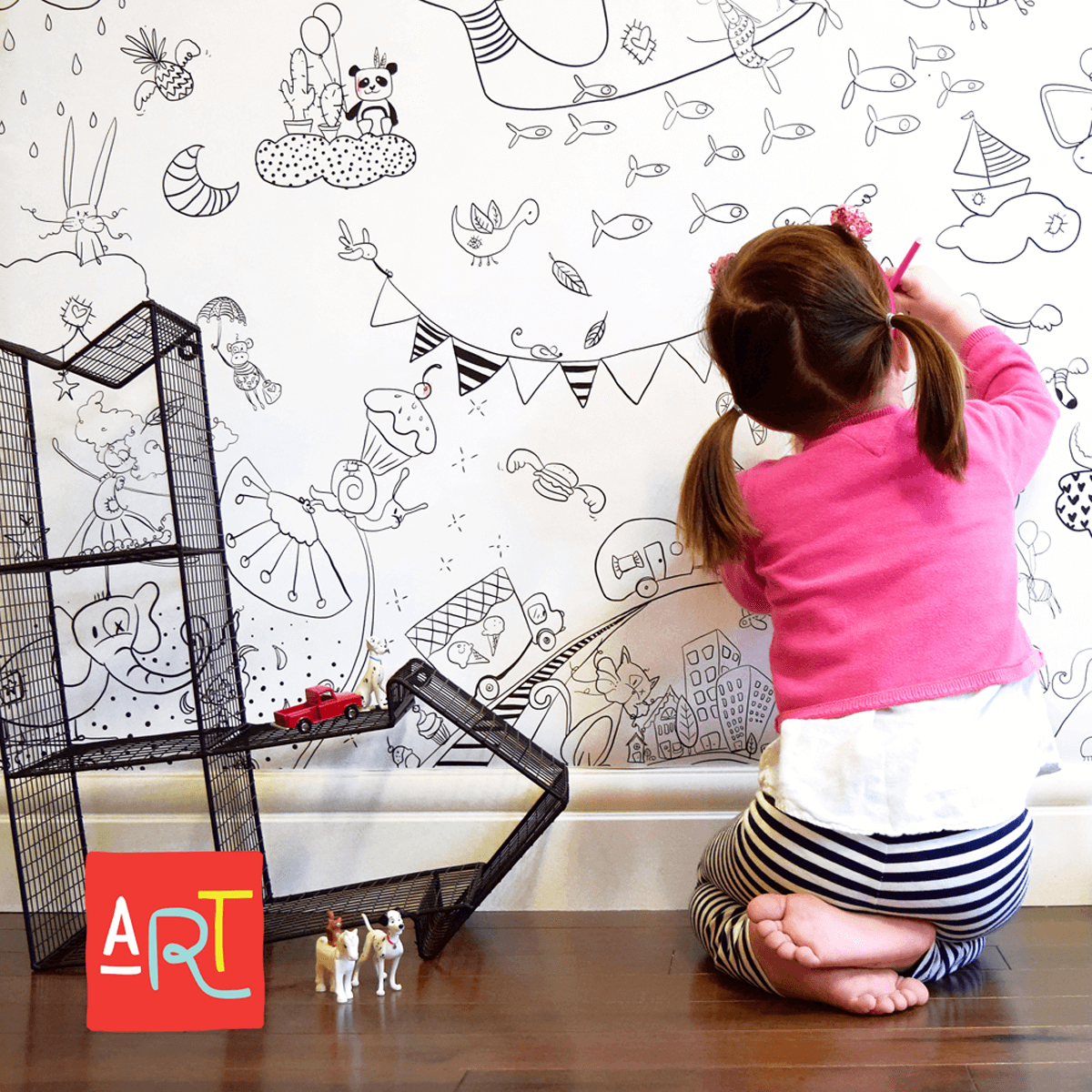 Coloriage géant - Festive - Mousse Café coop de solidarité