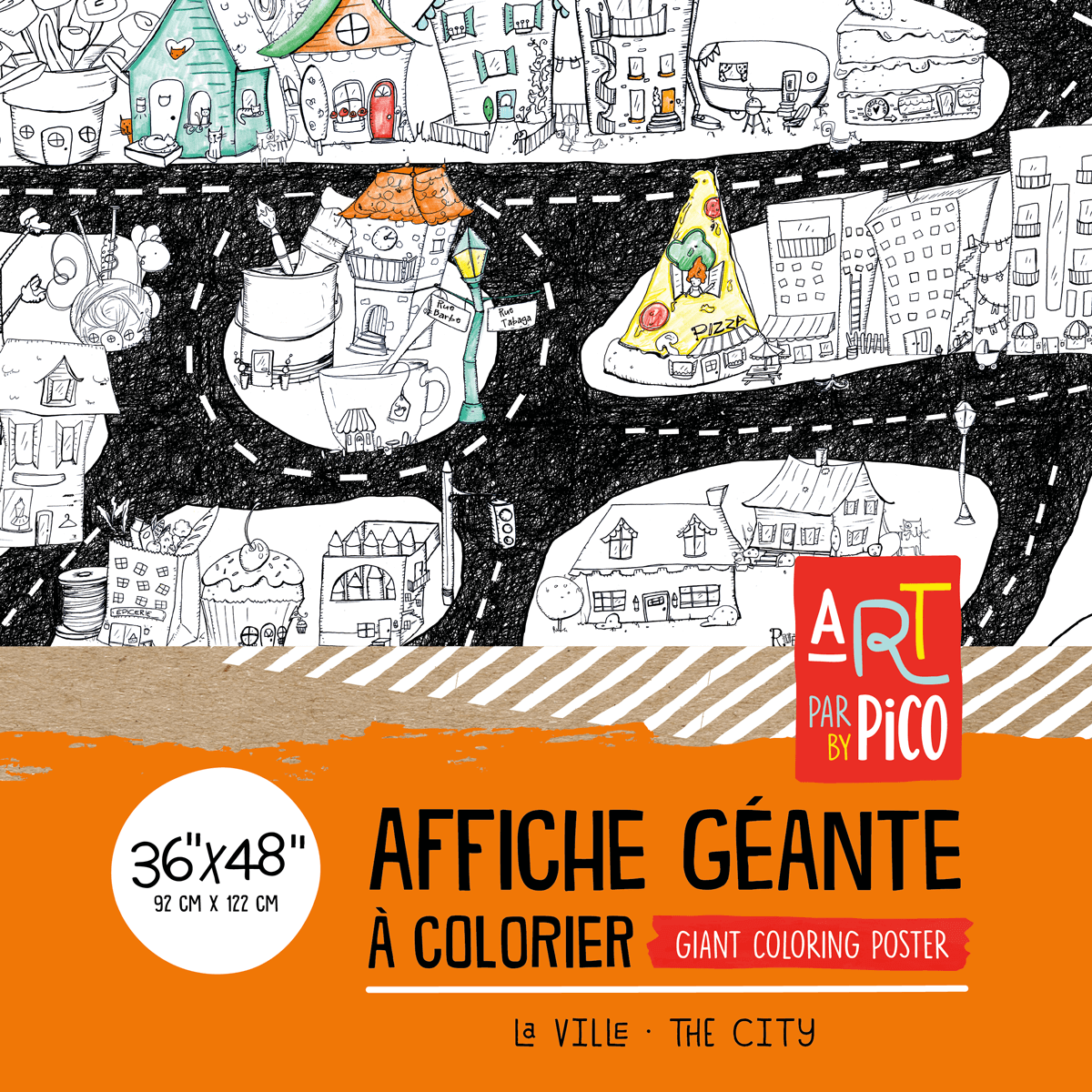 Coloriage géant - Cadres – Mousse Café coop de solidarité