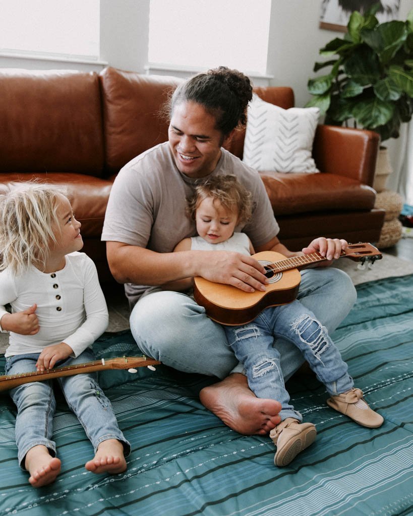 Couverture d'extérieur 5 x 10 - Rayures / Shoreline Stripe - Mousse Café coop de solidarité