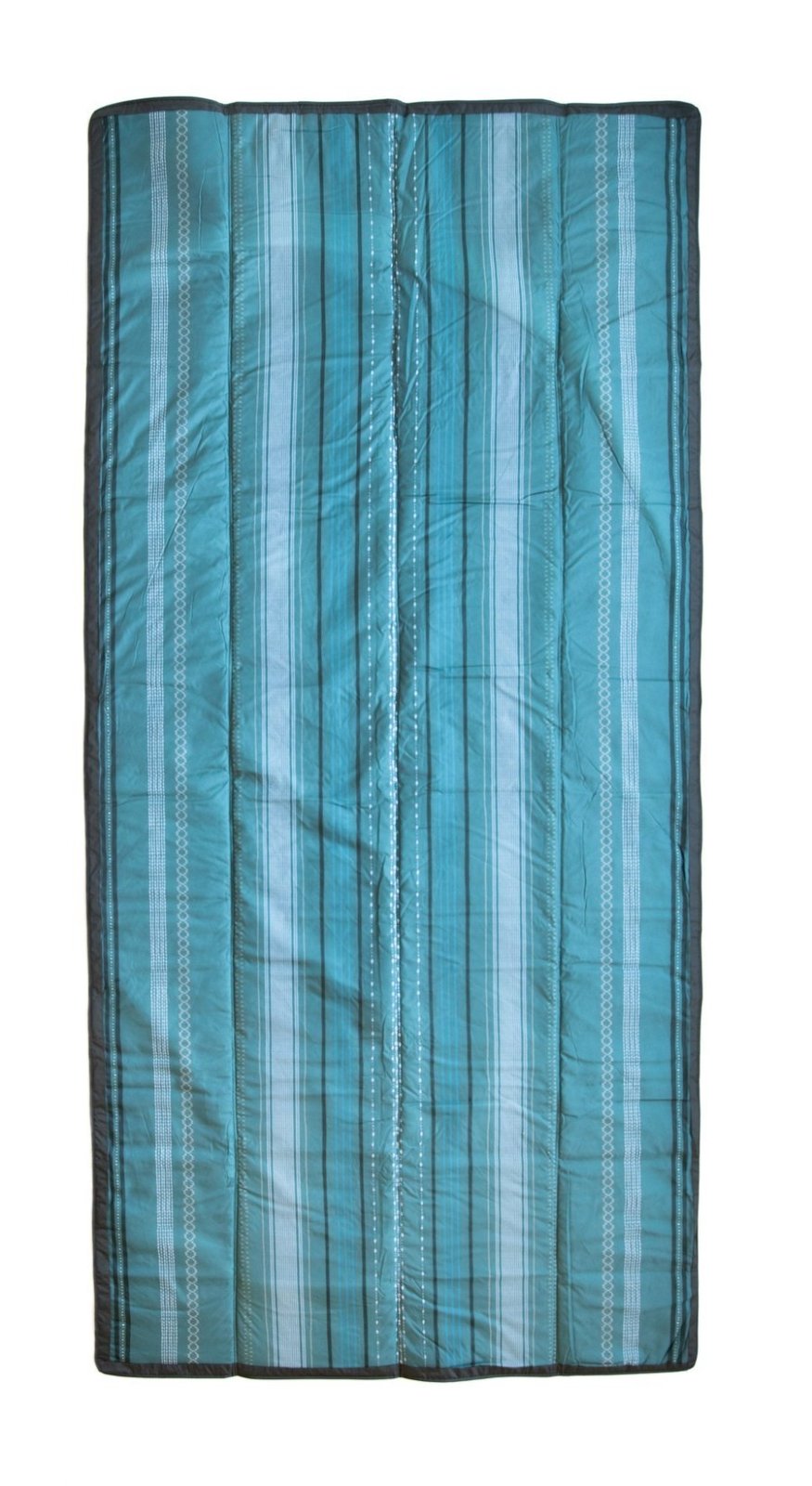 Couverture d'extérieur 5 x 10 - Rayures / Shoreline Stripe - Mousse Café coop de solidarité