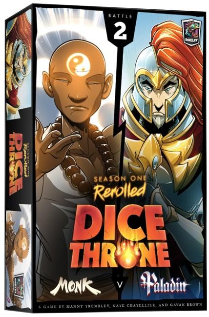 Dice Throne Saison 1 - Moine contre Paladin (français) - Mousse Café coop de solidarité