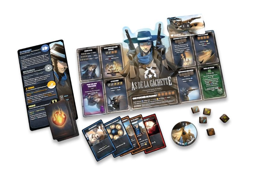 Dice Throne Saison 2 - As de la gachette contre Samouraï (français) - Mousse Café coop de solidarité