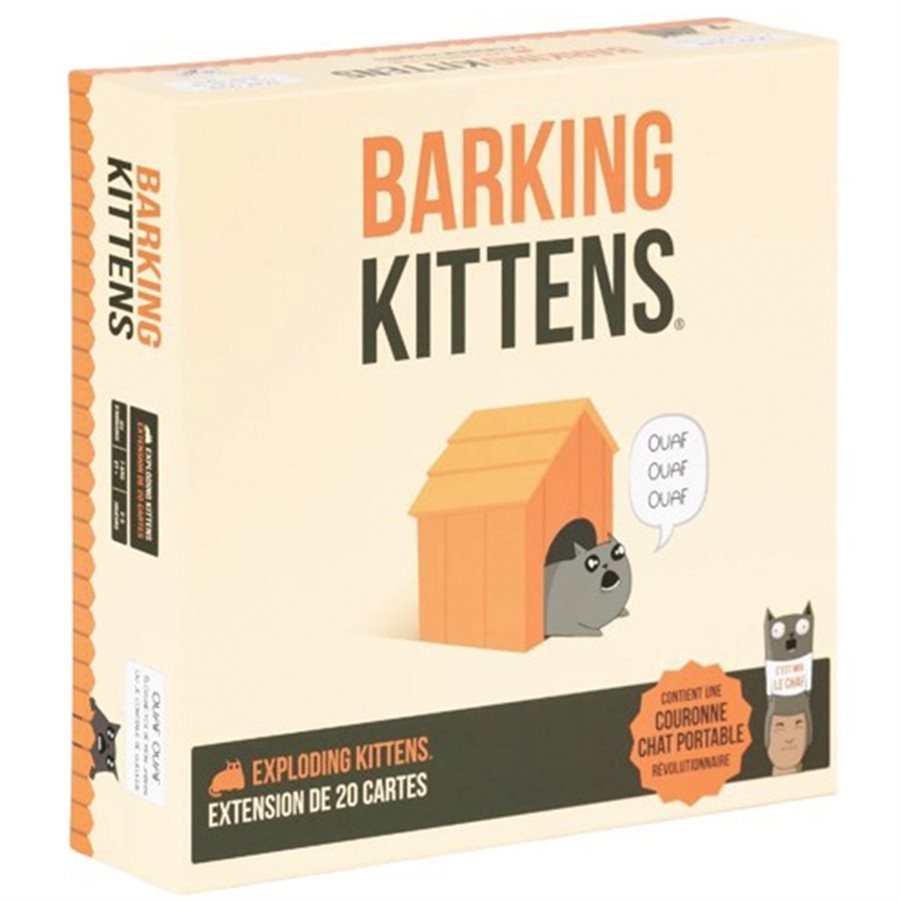 Exploding Kittens : Barking kittens (extension) (français) - Mousse Café coop de solidarité