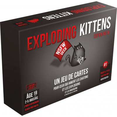 Exploding Kittens NSFW (français) - Mousse Café, coopérative de solidarité