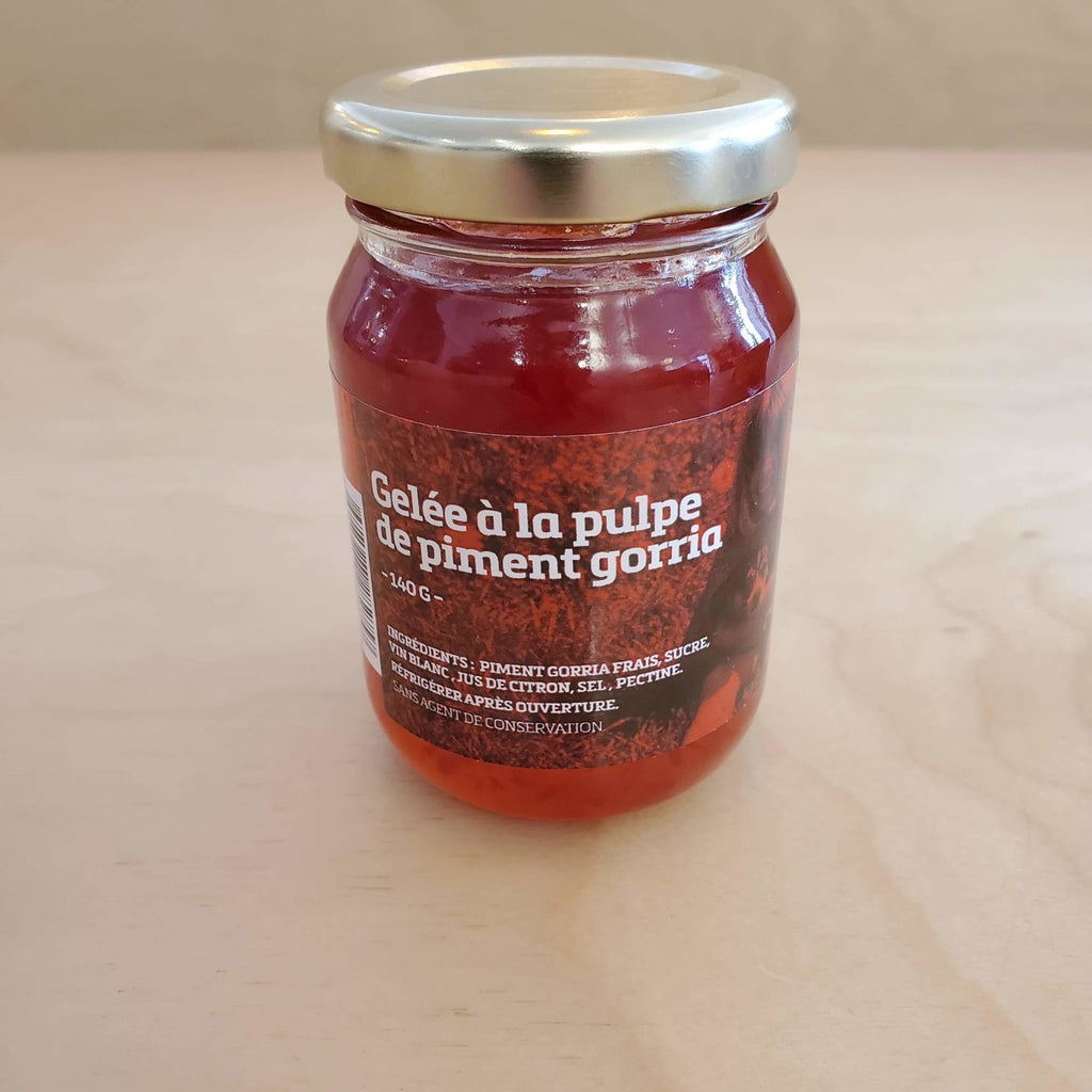 Gelée à la pulpe de piment gorria - Mousse Café, coopérative de solidarité