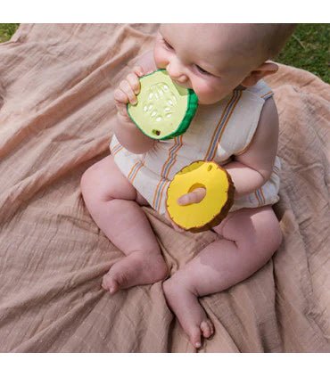 Jouet de dentition - Ananas l'ananas - Mousse Café coop de solidarité