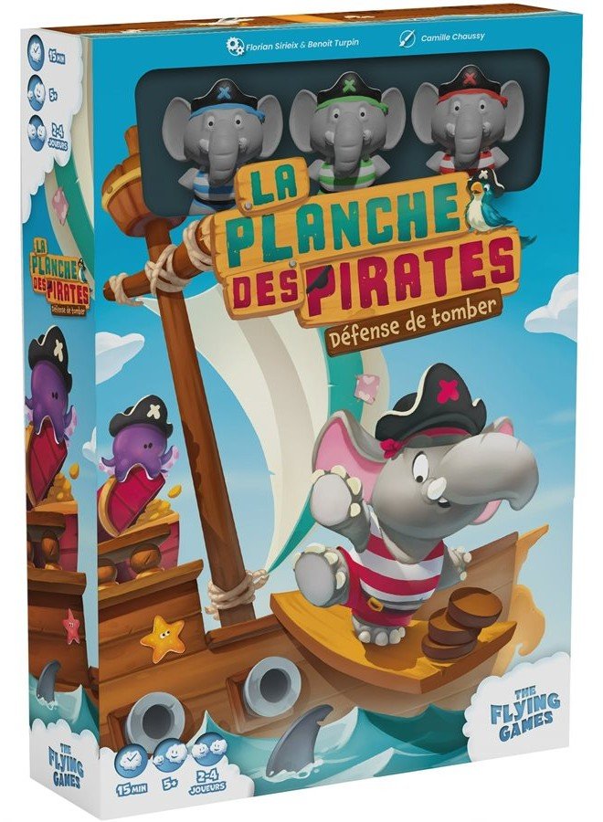 La planche des pirates - Défense de tomber (français) - Mousse Café coop de solidarité