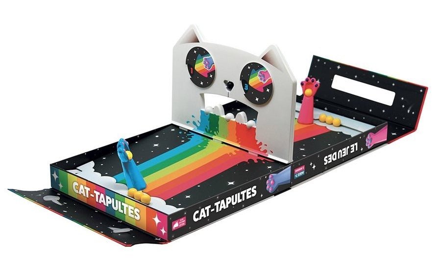 Le jeu des Chat-Tapultes (français) - Mousse Café coop de solidarité