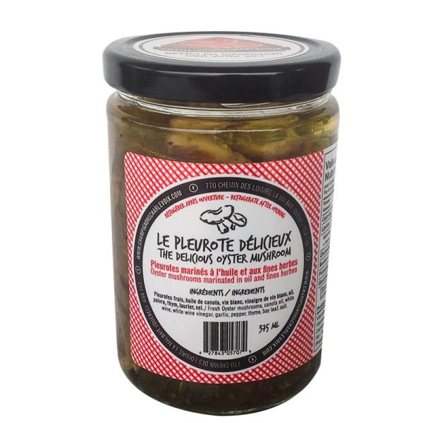 Le Pleurote délicieux mariné - Mousse Café, coopérative de solidarité