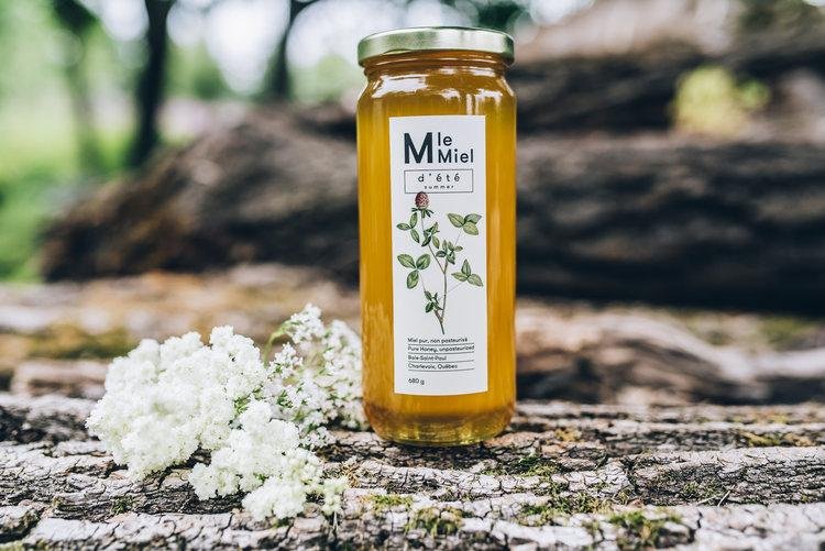 Miel d'été 340g - Mousse Café, coopérative de solidarité