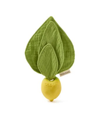 Mini Doudou-Anneau de Dentition - John Lemon - Mousse Café coop de solidarité