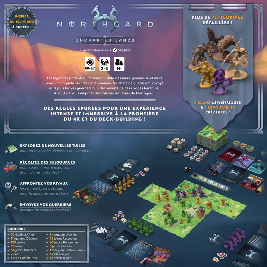 Northgard - Uncharted Lands (VF) - Mousse Café coop de solidarité