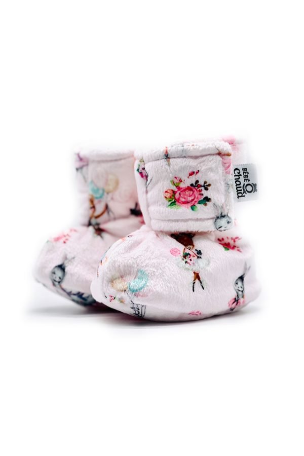 Pantoufles à velcro Ballerine - Mousse Café coop de solidarité