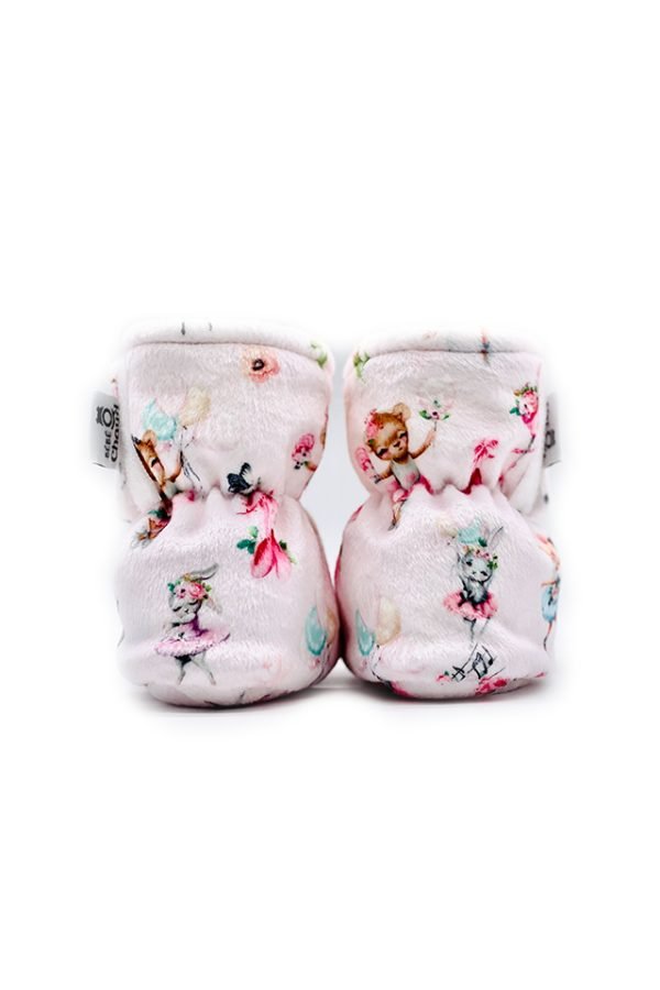 Pantoufles à velcro Ballerine - Mousse Café coop de solidarité