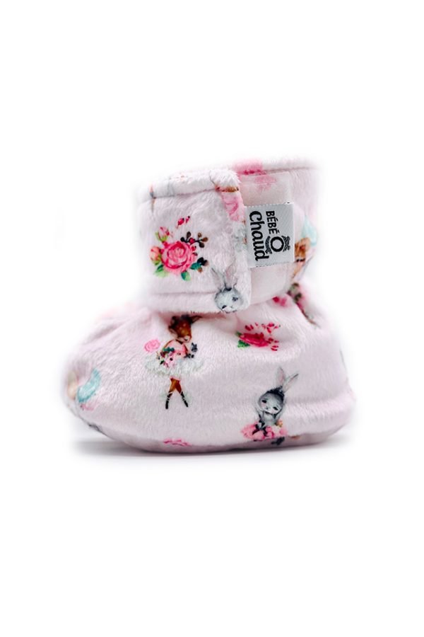 Pantoufles à velcro Ballerine - Mousse Café coop de solidarité