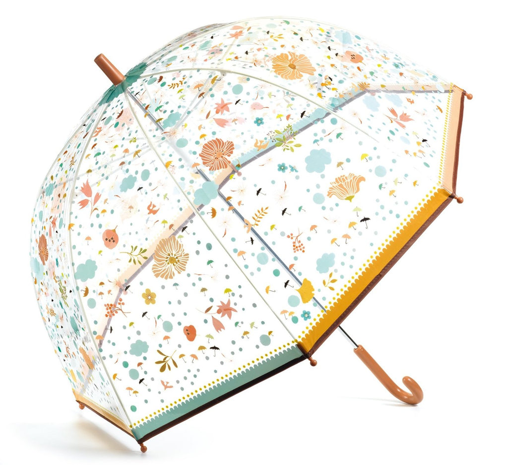 Parapluie adulte - petites fleurs - Mousse Café coop de solidarité