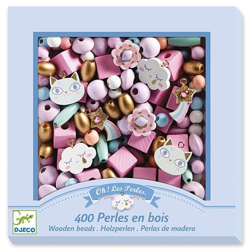 Perles en bois Arc-en-ciel - Mousse Café, coopérative de solidarité