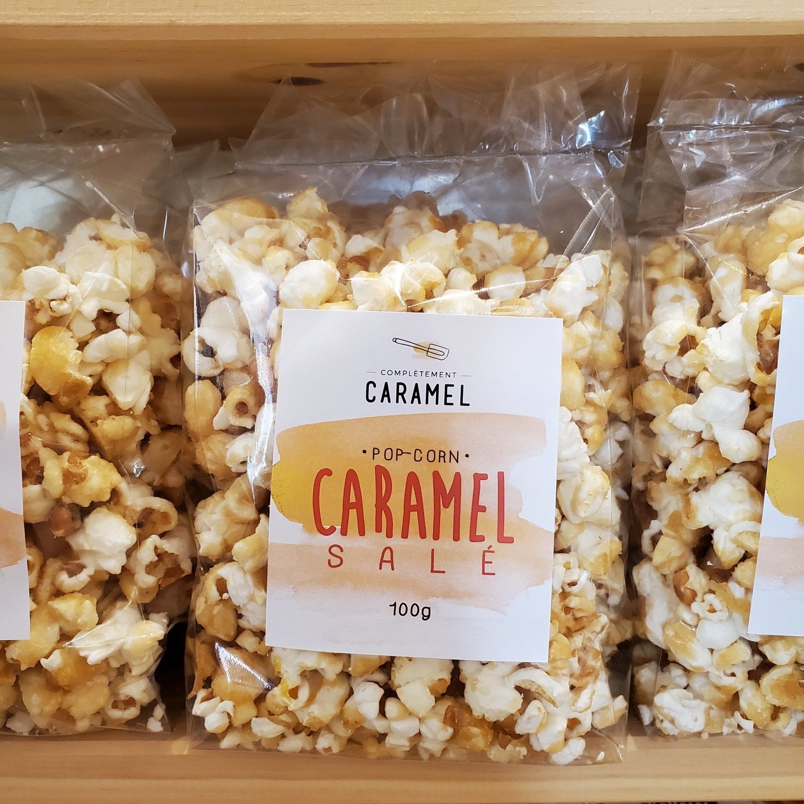 Pop-corn caramel salé - Mousse Café coop de solidarité