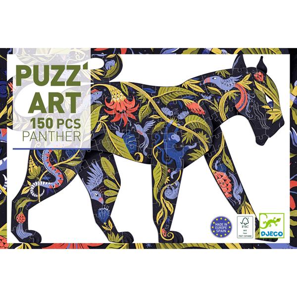 Puzz'art Panther - 150 pièces - Mousse Café coop de solidarité